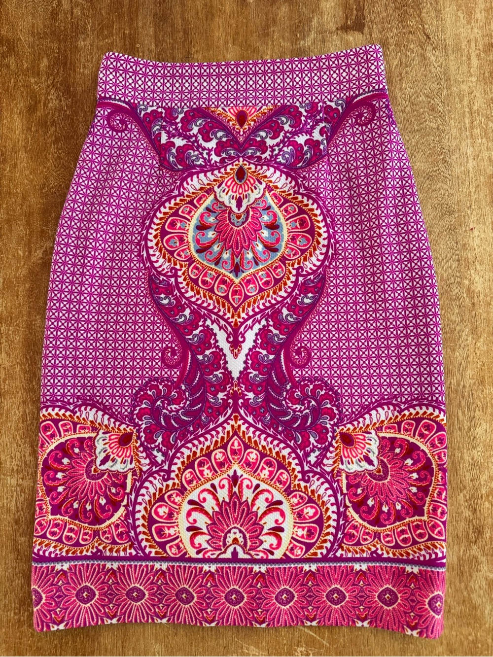 Antonio Melani Women's Pink Print Pencil Skirt